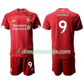 Liverpool Dres FIRMINO 9 Dječji Domaći 2019/20 Kratkih Rukava
